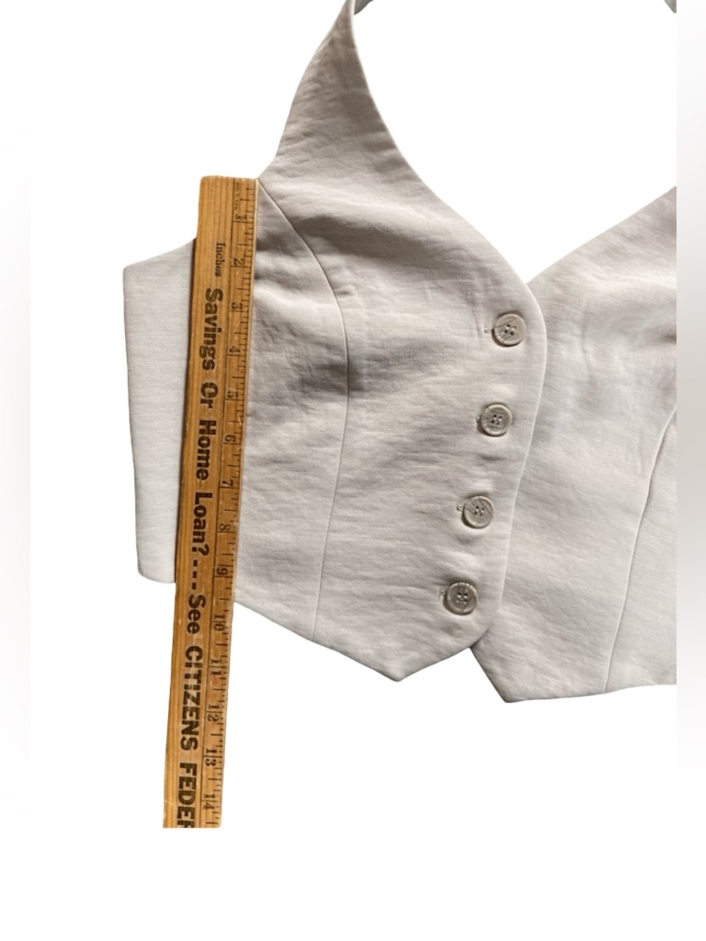 Christian Lacroix Halter Vest Button Up Size 4  Like New - Picture 10 of 10